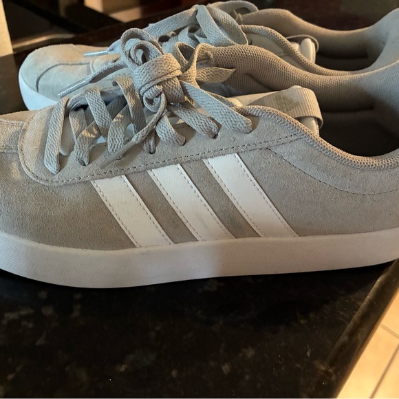 adidas Shoes - Adidas Light Gray and White Casual Sneakers